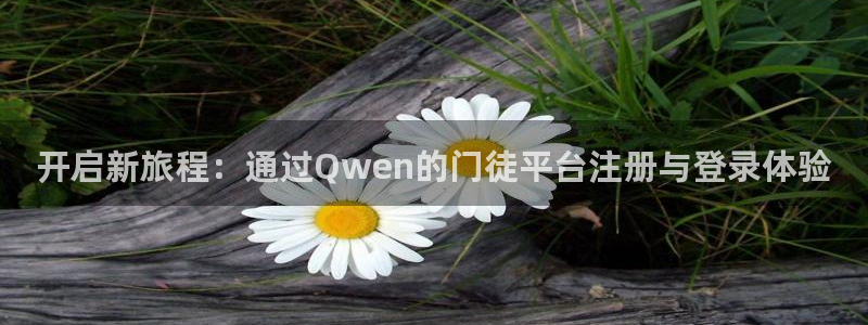 美狮贵宾会平台链接：开启新旅程：通过Qwen的门徒平台注册与登录体验